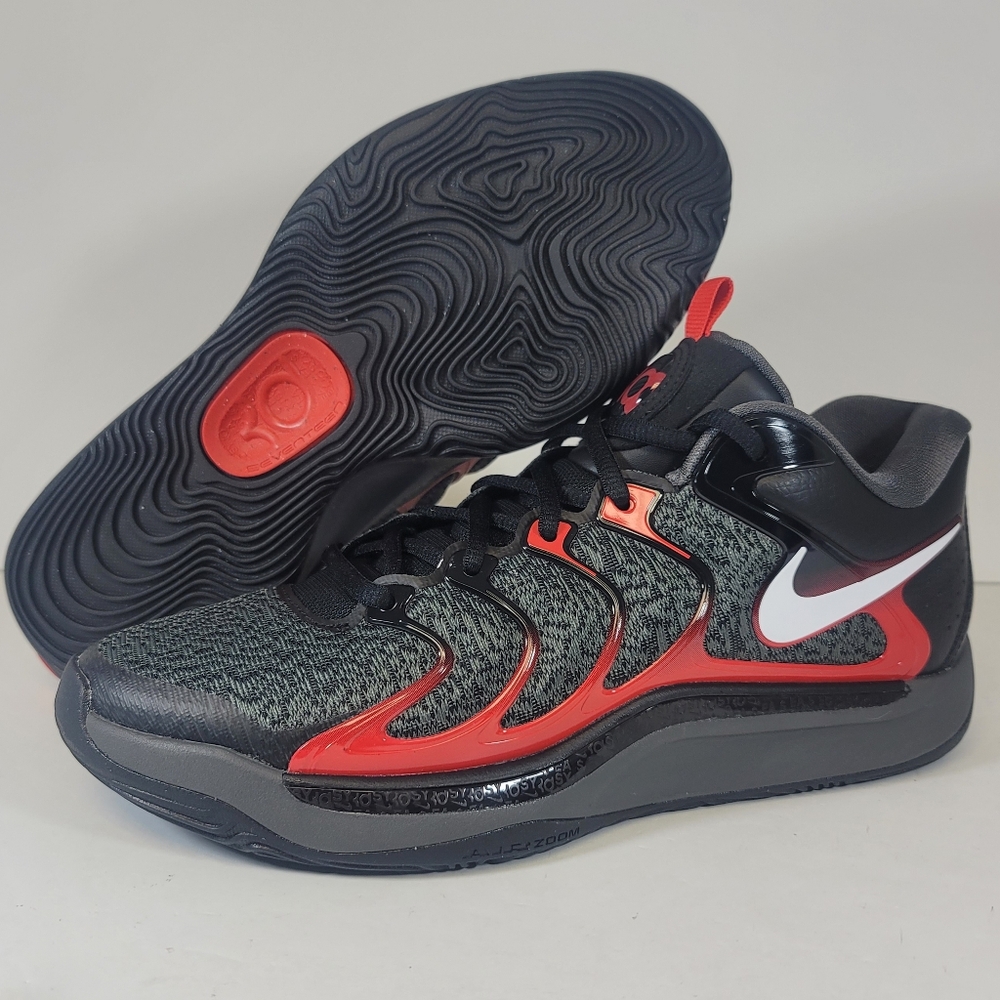 Nike KD 17 Late Night Basketball Shoes Black Red Men's Size FJ9487-001 New